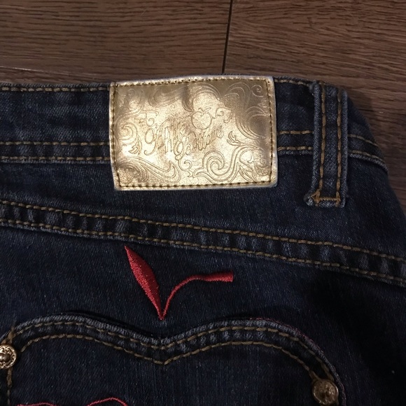 Women’s Apple Bottom Blue Jeans Vintage size 11 - Picture 2 of 2